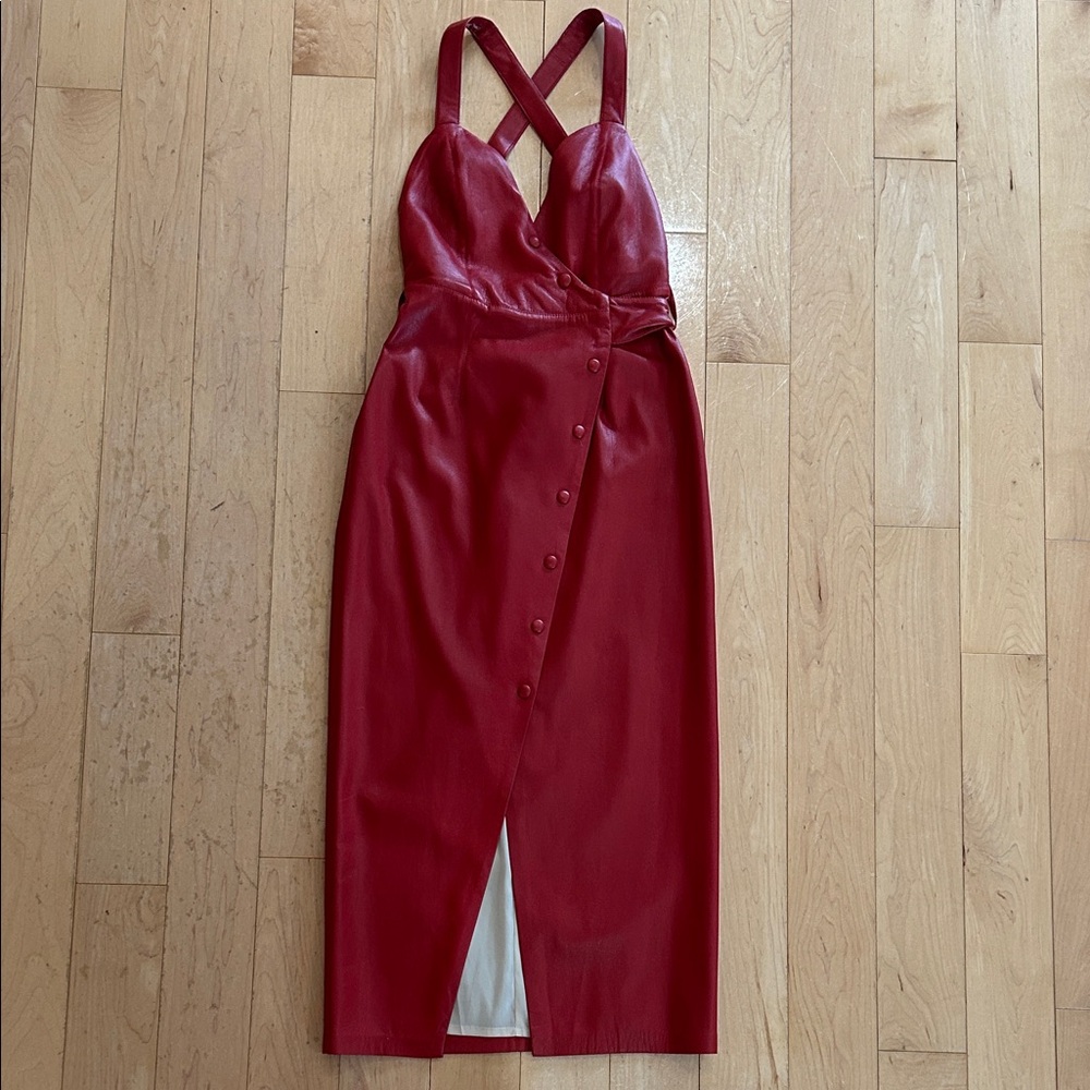Nanushka Vegan Leather Dress size S
